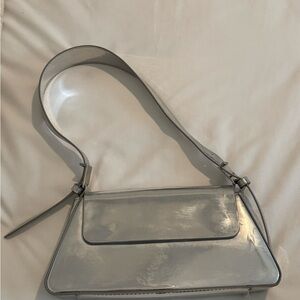 Zara Silver Shoulder Bag